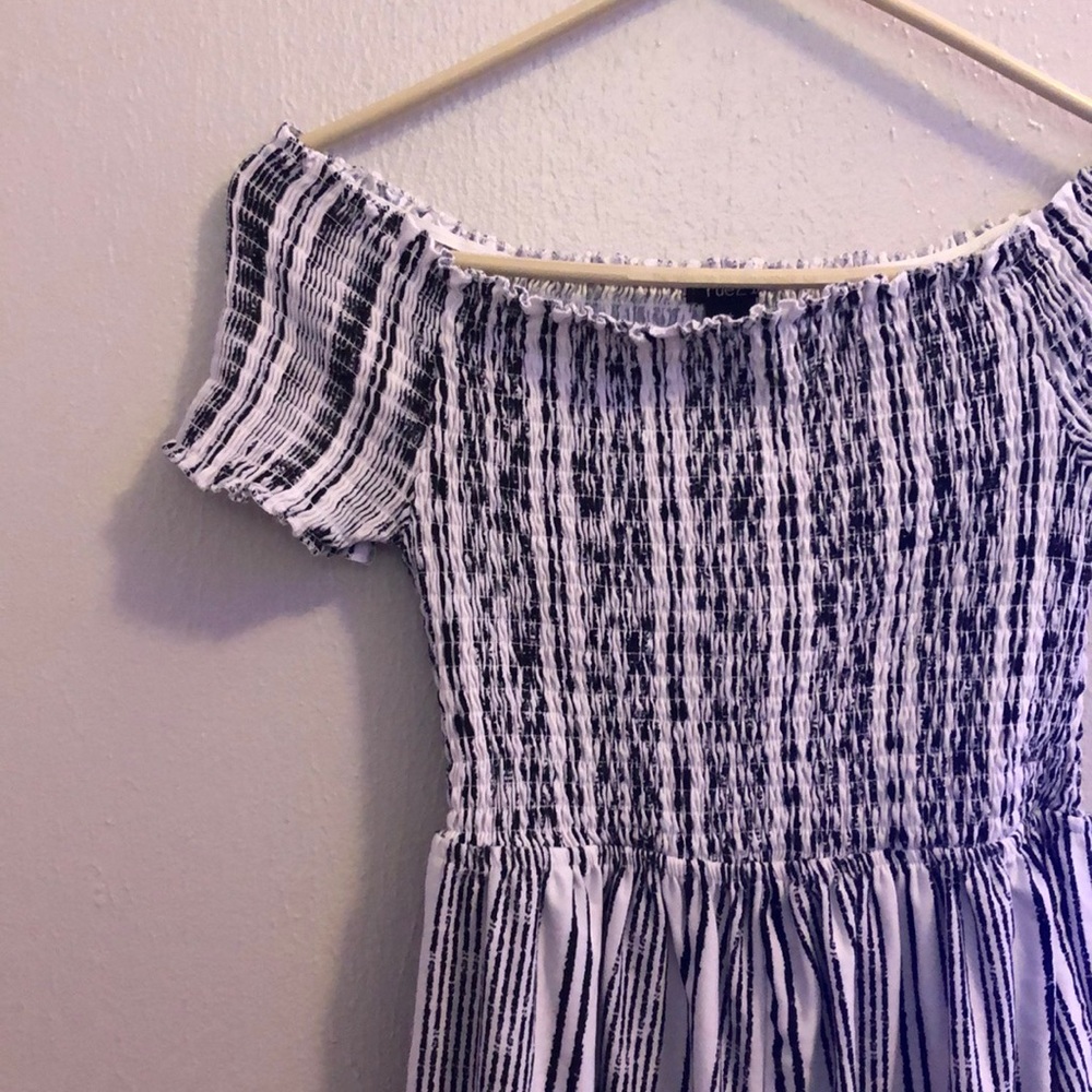 RUE 21 black and white romper